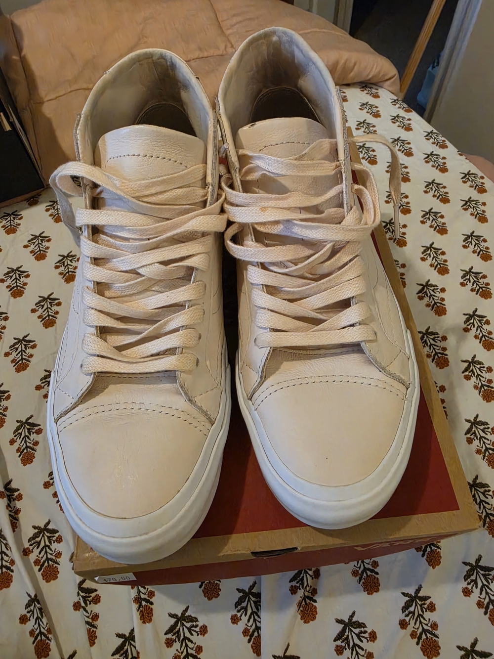Vans Sk8-Hi Court Mid DX Pink Leather Ultracush Women's 10 Men's 8